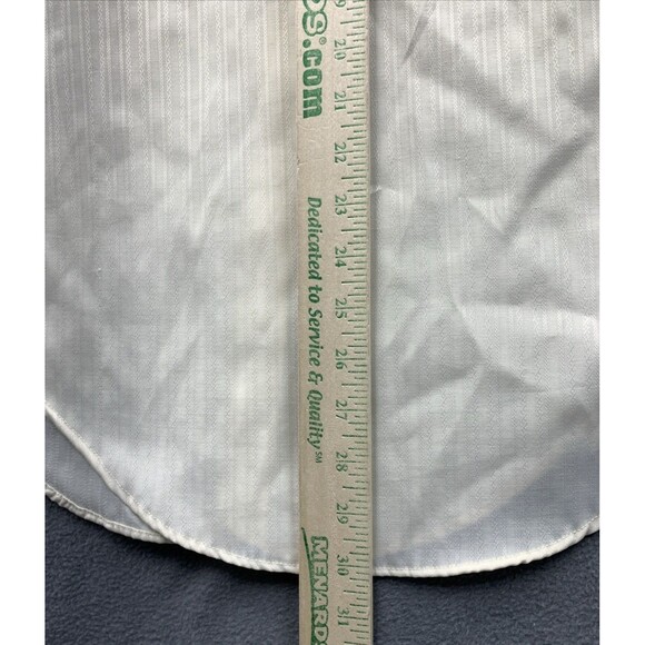 Vintage Career Club Button Up Shirt Striped Design Pocket Made in USA Size 15 - Picture 6 of 16